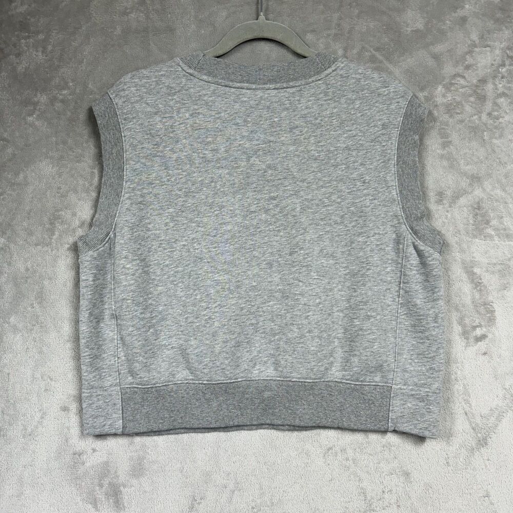 Vuori Sedona Vest Sleeveless Relaxed Sweater V Neck Sz S Gray - Picture 4 of 5